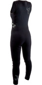 2020 Gul Kvinders Response 3/2mm Front Zip Long John Wetsuit Re4314-b7 - Sort
